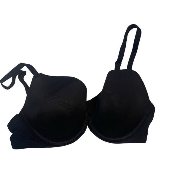 Auden NWT size 36C Nursing black lightly lined full coverage Tshirt bra - Picture 1 of 6